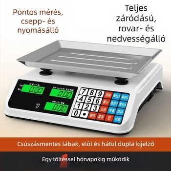 Elektronikus mérleg zöldségek és gyümölcsök számára – háztartási és kiskereskedelmi használat, pontos árazás