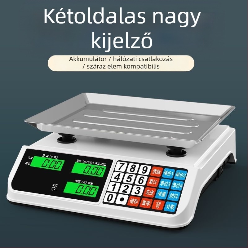 Elektronikus mérleg zöldségek és gyümölcsök számára – háztartási és kiskereskedelmi használat, pontos árazás