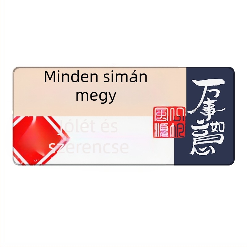 Reklám egérpad logóval és fűtéssel, DIY szilikon-len anyagú, különleges méretek