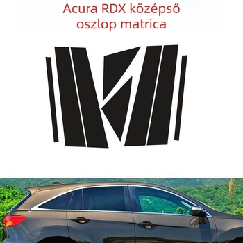 Kerékagy matrica - Rozsdamentes acél, Rajzfilm mintázat, Testreszabható, Vákuumos rögzítés, Acura RDX
