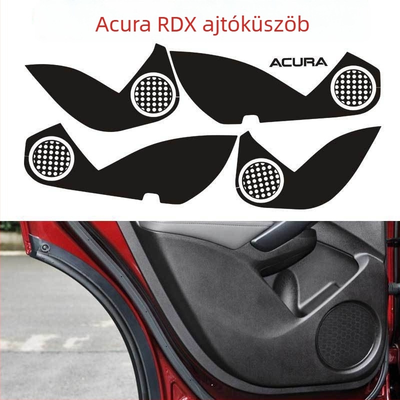 Kerékagy matrica - Rozsdamentes acél, Rajzfilm mintázat, Testreszabható, Vákuumos rögzítés, Acura RDX