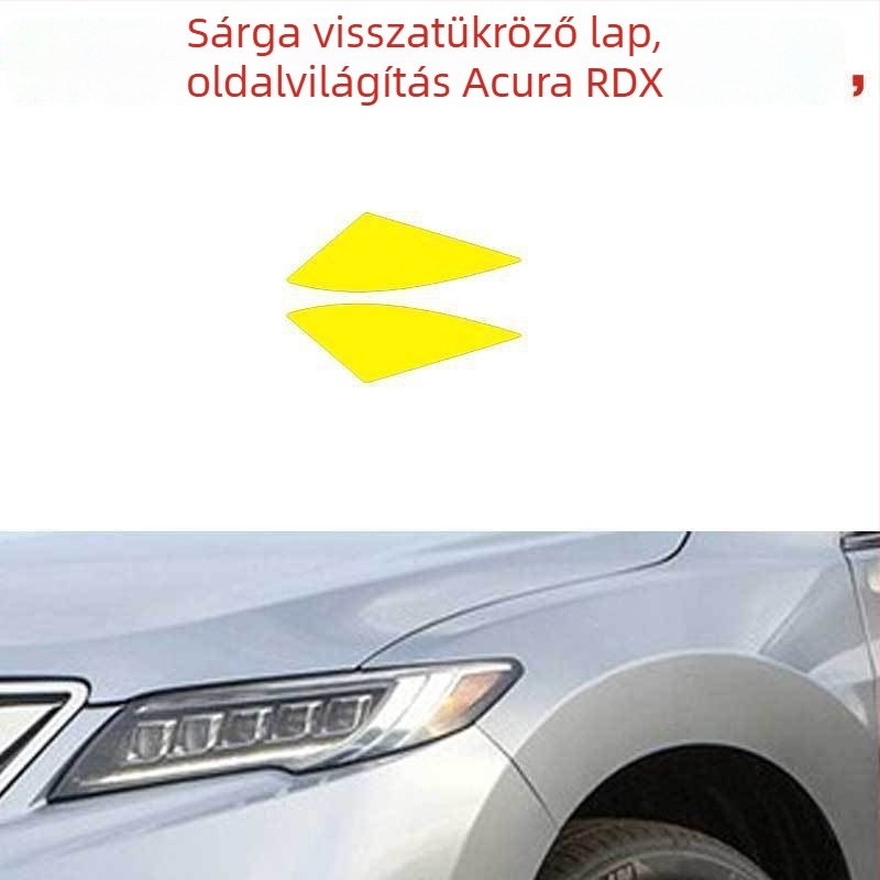 Kerékagy matrica - Rozsdamentes acél, Rajzfilm mintázat, Testreszabható, Vákuumos rögzítés, Acura RDX