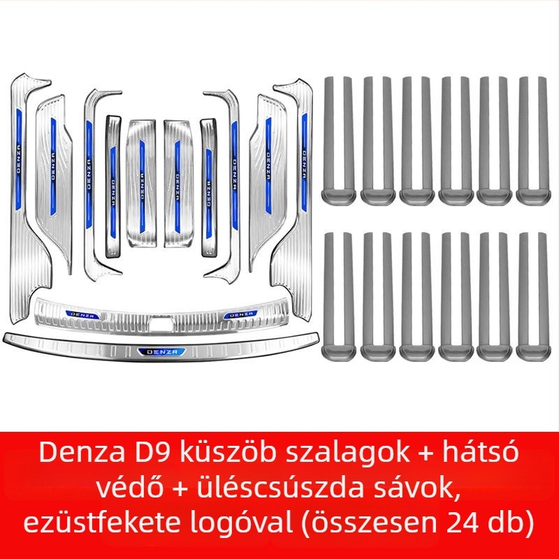 Tengshi D9 küszöbvédő matrica — feljavítás/retrofit, dekoratív lábpedál, testreszabható