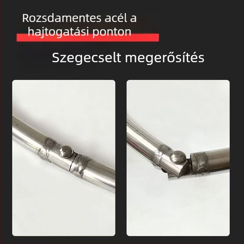 Összecsukható hálófej gyűrű rozsdamentes acélból, üreges, kör alakú integrált hajtogató gyűrű