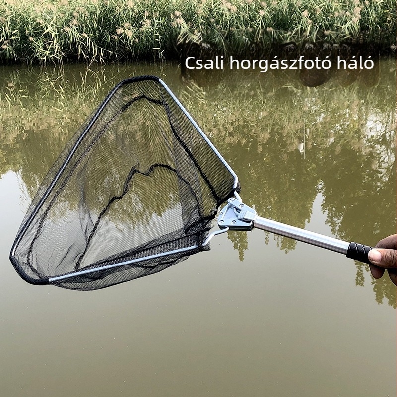Kézi háló a halászathoz – alumínium ötvözet, Termékkód: Lure Hand Net, Ár: 29