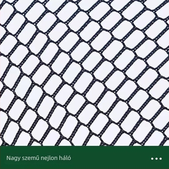 Horgász hálófej nylon hálóval, mélység 50, modell c102, teherbírás 20