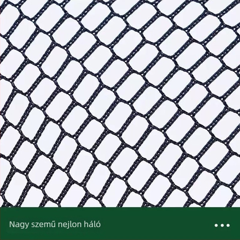 Horgász hálófej nylon hálóval, mélység 50, modell c102, teherbírás 20