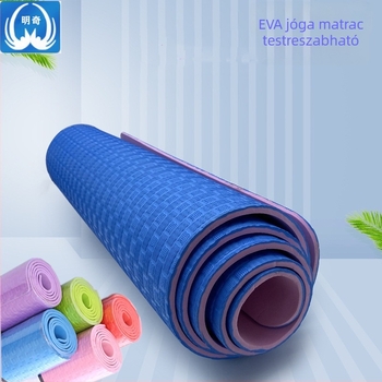 Ming Qi EVA jóga matrac, 8 mm vastagság, 600 g, csúszásmentes, egyszínű minta