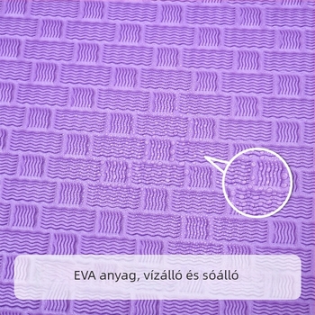 Ming Qi EVA jóga matrac, 8 mm vastagság, 600 g, csúszásmentes, egyszínű minta