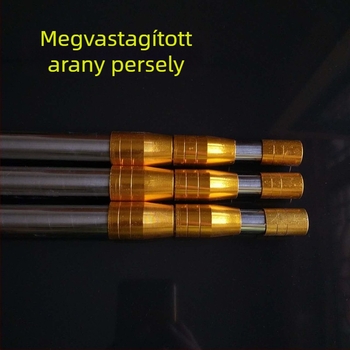 Rozsdamentes acél hálórúd, 1,5–10 m, kiegészítő a horgászathoz