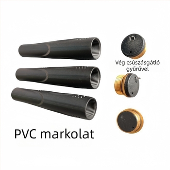 PVC fogantyú horgászbotokhoz — módosított fogantyú, merítőbothoz rúd, védő a nyélhez hátsó dugóval, horgászfelszerelés kiegészítők