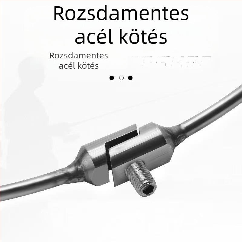 Összecsukható rozsdamentes acél halászháló gyűrű keret – kör és háromszög alakú gyűrűk, 6 mm huzal