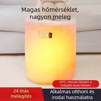Xiangfutang unisex USB-s lábmelegítő papucsok, többpontú fűtés, textil felsőrész és talp