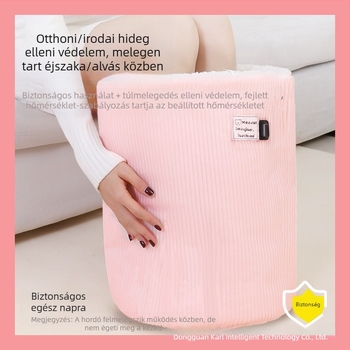 Xiangfutang unisex USB-s lábmelegítő papucsok, többpontú fűtés, textil felsőrész és talp