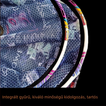 Rainbow szén-titán ötvözet, egybeépített gyűrű és levenhető hálófej, különleges formájú, gyorsan száradó, karcolásálló