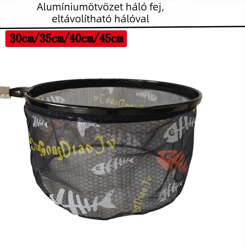 Kivehető kerek hálófej alumínium ötvözetből horgászhálókhoz – Yonghao Fishing Gear