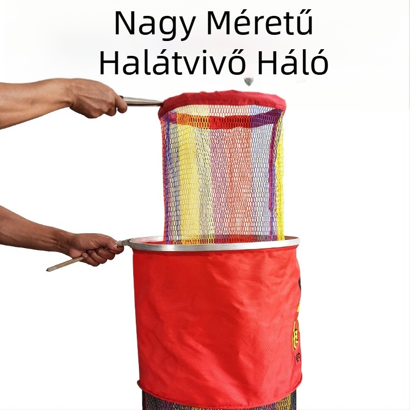 Hordozható rozsdamentes acélból készült nagy kapacitású halászháló
