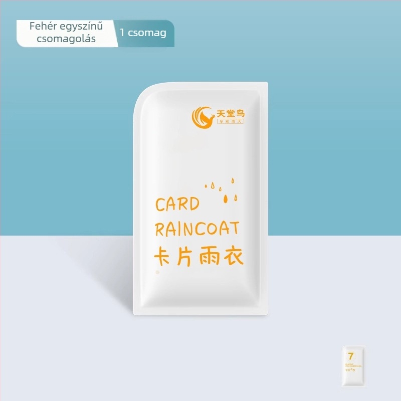 Egyszer használatos esőköpeny gyerekeknek és felnőtteknek, túra poncsó, vastag PE anyag