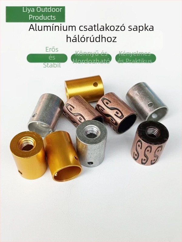 Alumínium hálónyél csatlakozó sapka, 8 mm univerzális csatlakozócsavar