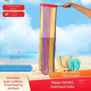 Fizeau nanohálós horgászfej zsebbel az egyszerű halátvitelhez