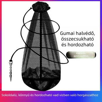 Csali háló táska — összecsukható, nano gyorsan száradó, hordozható, több rekesz