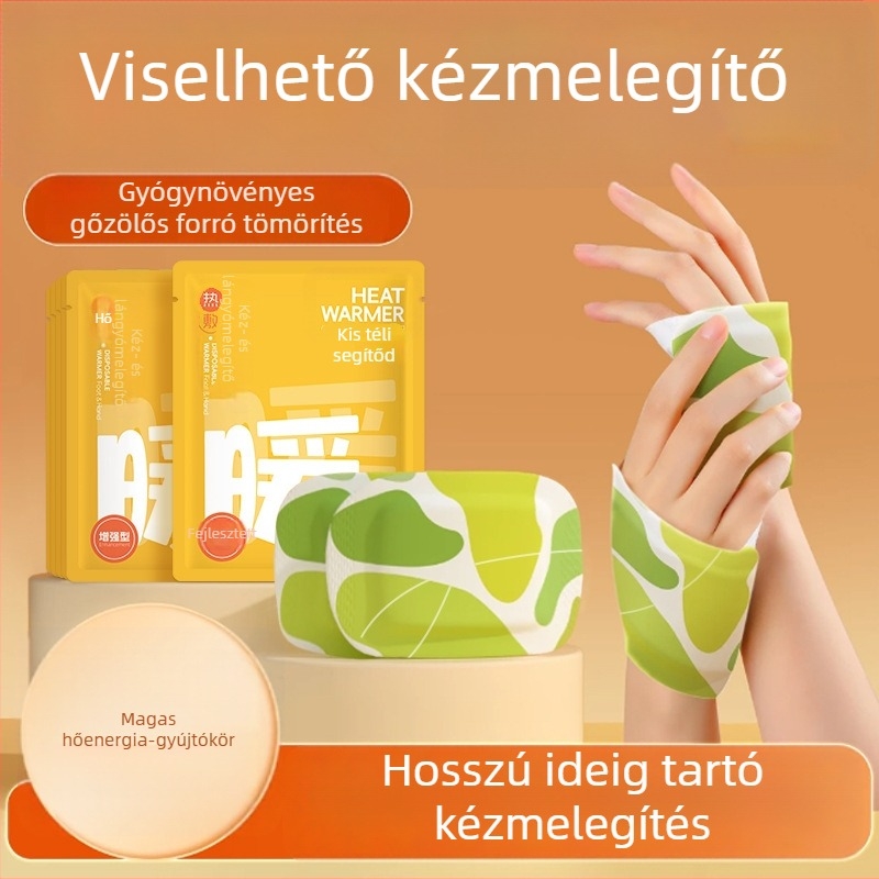 USB-s fűtő talptalpok papucsokhoz, uniszex, 60 darabos készlet