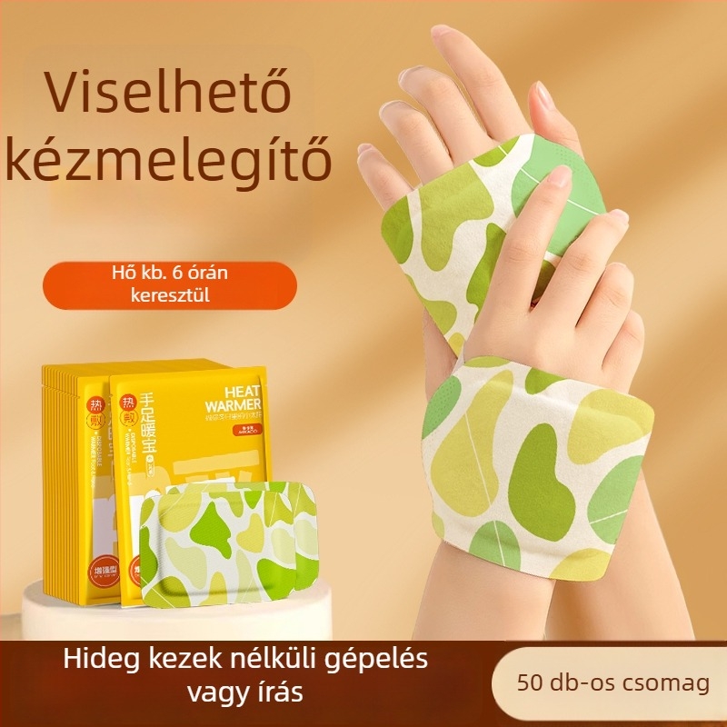 USB-s fűtő talptalpok papucsokhoz, uniszex, 60 darabos készlet