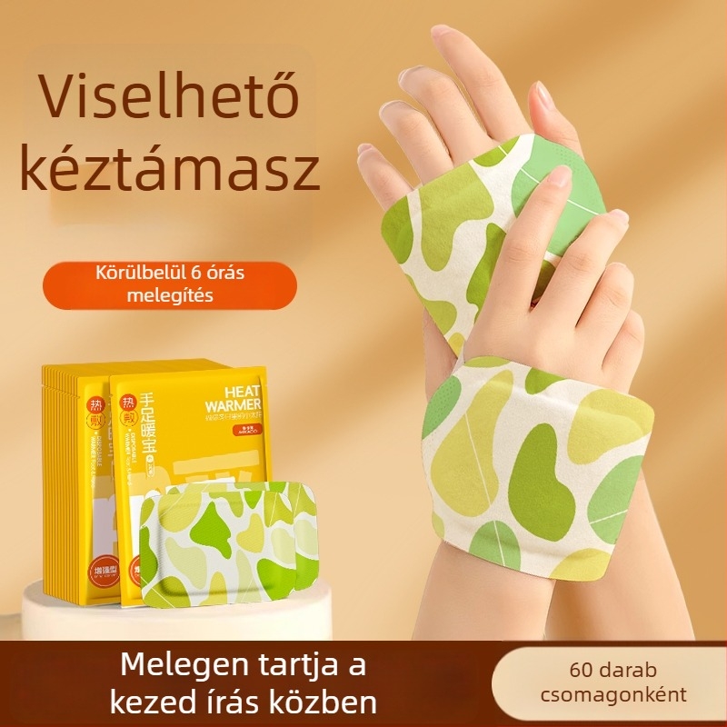 USB-s fűtő talptalpok papucsokhoz, uniszex, 60 darabos készlet