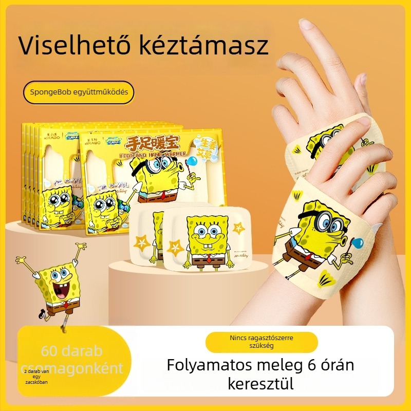 USB-s fűtő talptalpok papucsokhoz, uniszex, 60 darabos készlet