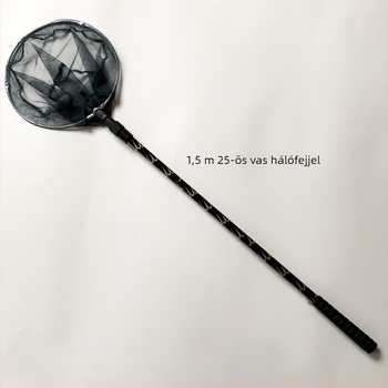 Merítőfej alumínium ötvözetből, 1,5 m, két részes, teleszkópos