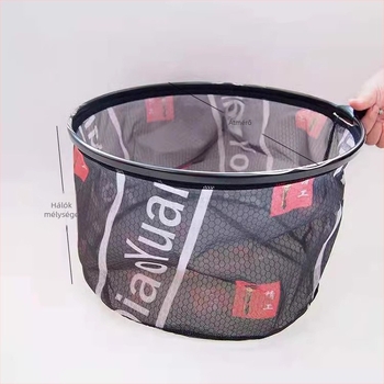 Integrált szénszálas hálófej cserélhető hálóval – könnyű és merev horgász kellék