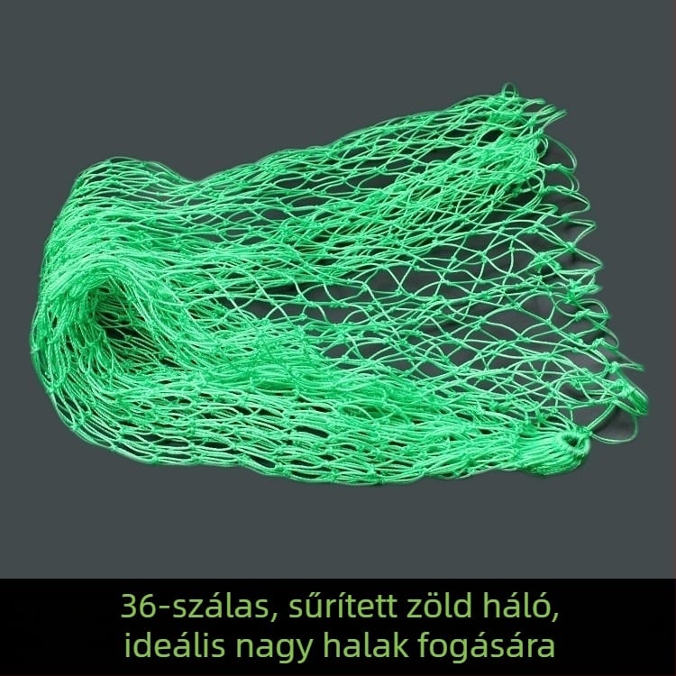 Nylon horgász háló nagy szemekkel a nagy halak megfogására