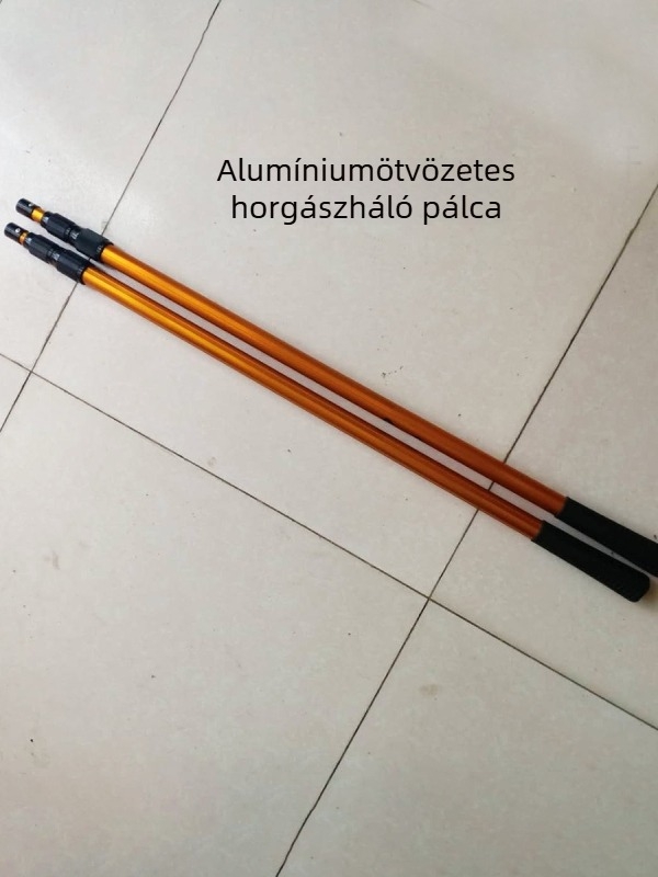 Horgász hálóbot, vastagított alumíniumötvözet, teleszkópos, zárható pozícióval, kiegészítő a horgászathoz