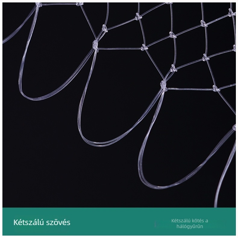 Kézzel szőtt halászhálófej nylon hálózattal — Flying Fishing Gear; Anyag: Fishing Line