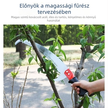 Teleszkópos rozsdamentes acél szedőpálca kés-horgos és ágvágóval