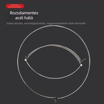 Összecsukható rozsdamentes acélból készült halászháló fej gyűrűvel – masszív hálóalkatrész (Termékkód: Fishing Net Head; Háló anyaga: Egyéb; Teherbírás: Egyéb; Mélység: Egyéb)