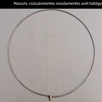 Összecsukható rozsdamentes acélból készült halászháló fej gyűrűvel – masszív hálóalkatrész (Termékkód: Fishing Net Head; Háló anyaga: Egyéb; Teherbírás: Egyéb; Mélység: Egyéb)