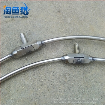 Rozsdamentes acél hálófej és hálógyűrű a horgászathoz – Amoy Fish Cat