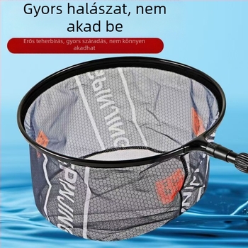 Horgász hálófej alumínium-magnézium ötvözetből, szabálytalan formájú