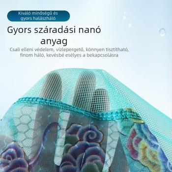 Horgász hálófej alumínium-magnézium ötvözetből, szabálytalan formájú