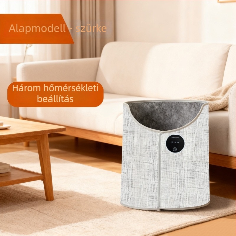 NJ6 Lábmelegítő, USB-tápellátású, 360° körkörös fűtés, kettős használat: USB és hálózati csatlakozás