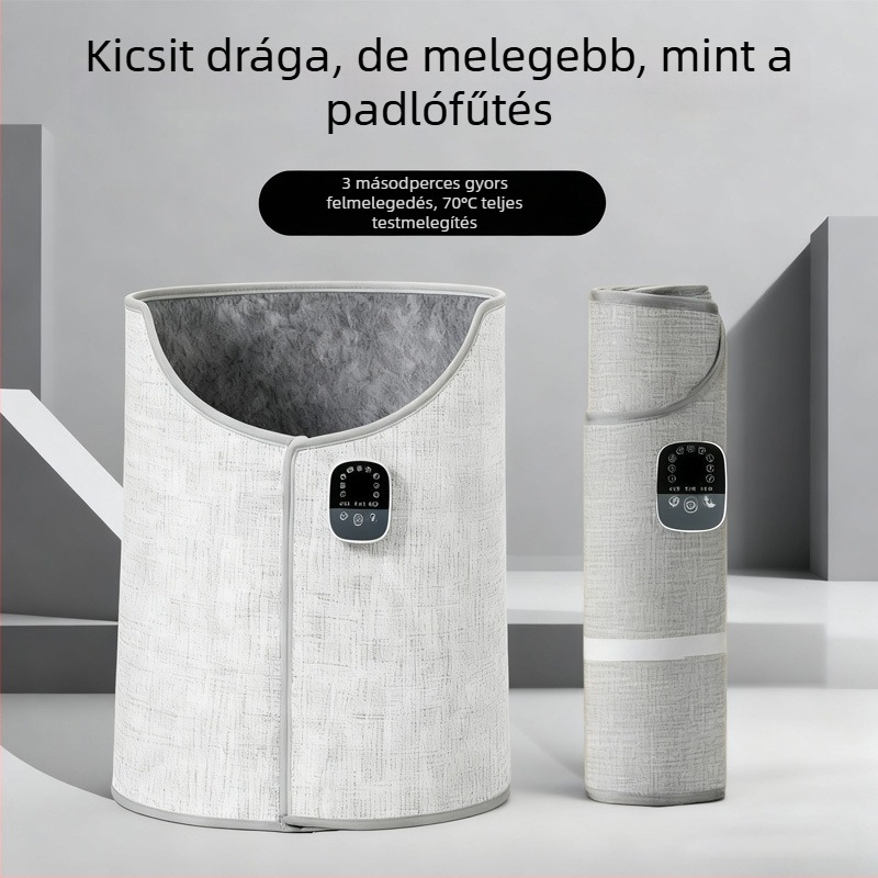NJ6 Lábmelegítő, USB-tápellátású, 360° körkörös fűtés, kettős használat: USB és hálózati csatlakozás