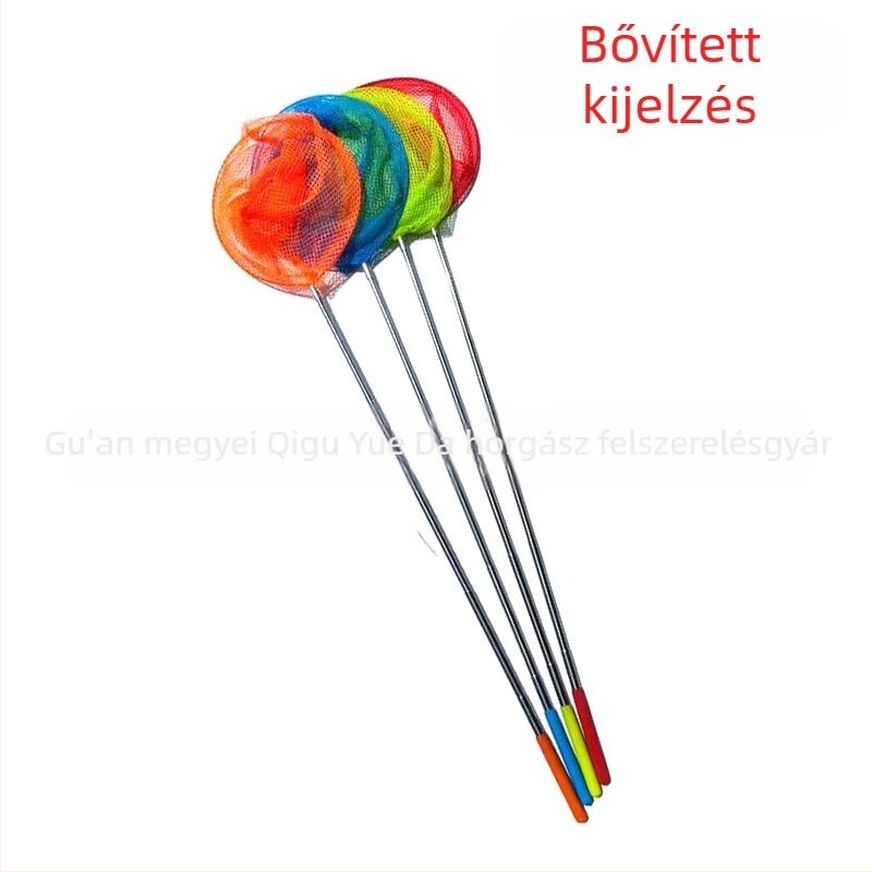 Gyerekeknek készült teleszkópos rozsdamentes acél rovarháló kültéri használatra