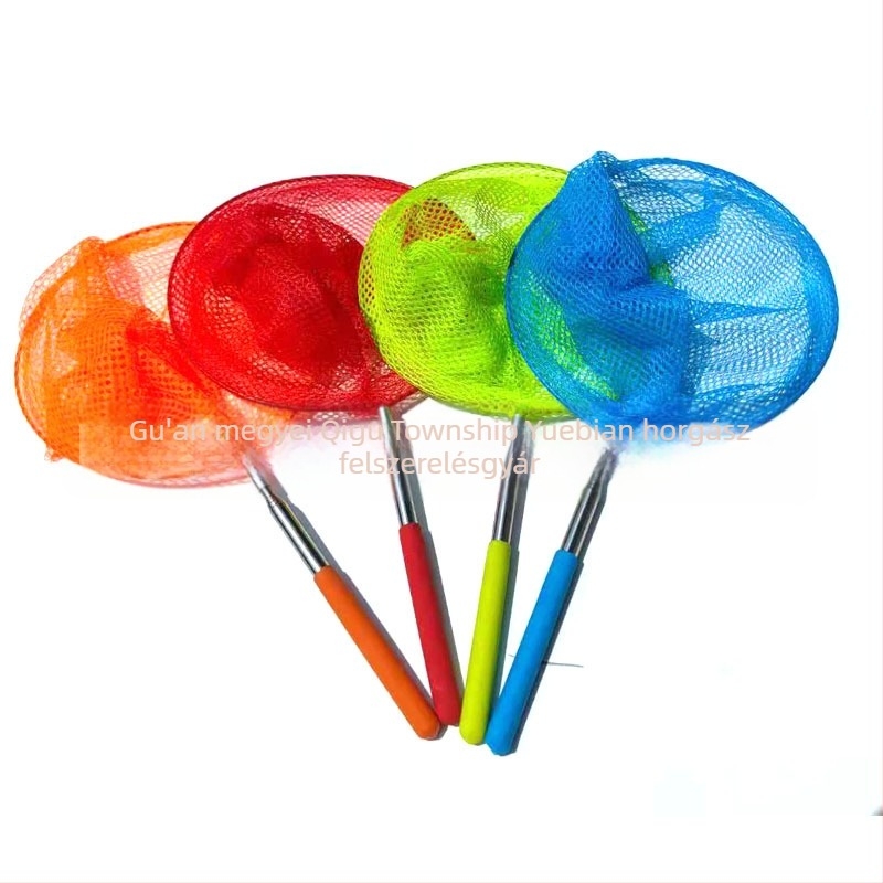 Gyerekeknek készült teleszkópos rozsdamentes acél rovarháló kültéri használatra