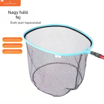 Nagyhalakhoz való halászfogó hálófej – szilikon hálóval, teherbírás 30, mélység 50, kód 0200
