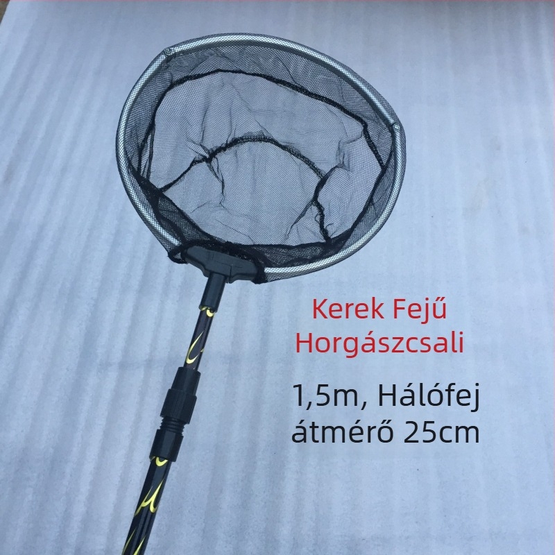 Automata háromszögben összecsukható merítőháló alumíniumötvözetből, integrált fejjel