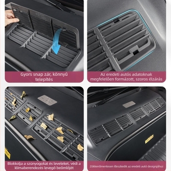 Xiaomi YU7 – Előre motorfedél szúnyoghálóval az air intake védelmére, por elleni védelem – módosítási kiegészítő