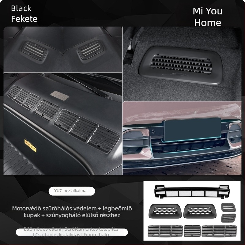 Xiaomi YU7 – Előre motorfedél szúnyoghálóval az air intake védelmére, por elleni védelem – módosítási kiegészítő