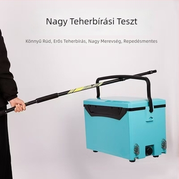 Szénszálas merítőháló bot, versenyző modell, 2,1–3 m hosszú, a merítő pontos pozicionálásához, horgász felszerelés
