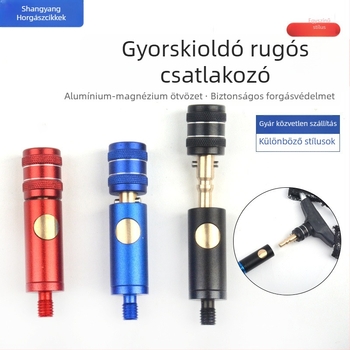Rugós gyorskioldó anti-rotációs csatlakozó a hálózati kar fejéhez – alumíniumötvözet, gyors csatlakozás